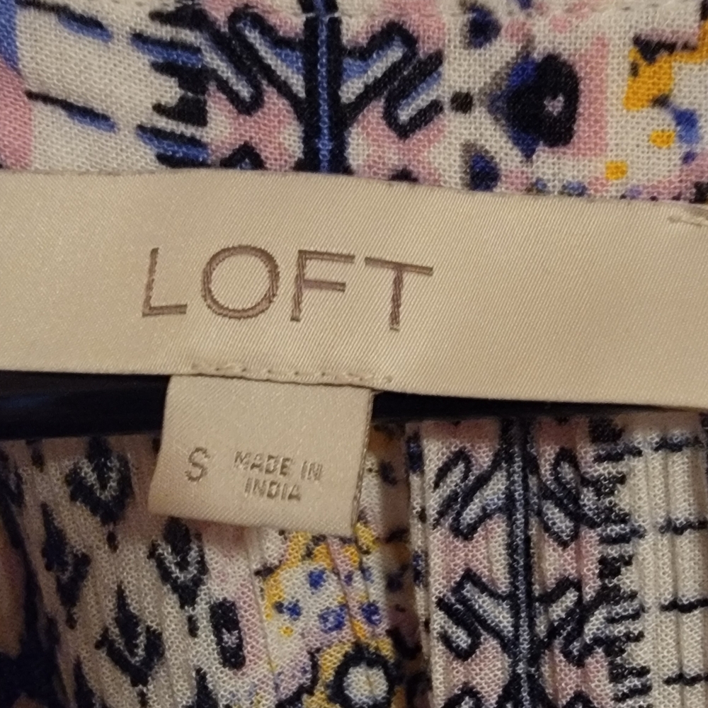 Loft Multicolor Patterned Garment - image 3